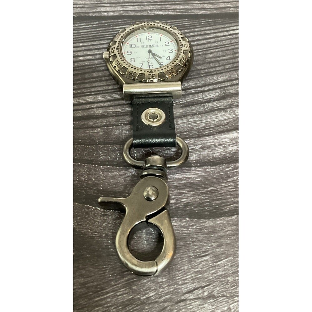 Field Ranger Quartz Pocket Golf Watch Men Silver.